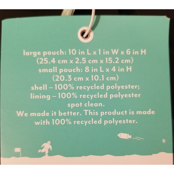 2pk Kids' Houndstooth and My Stuff Gifting Pouch Set - Pillowfort™ - Picture 4 of 4